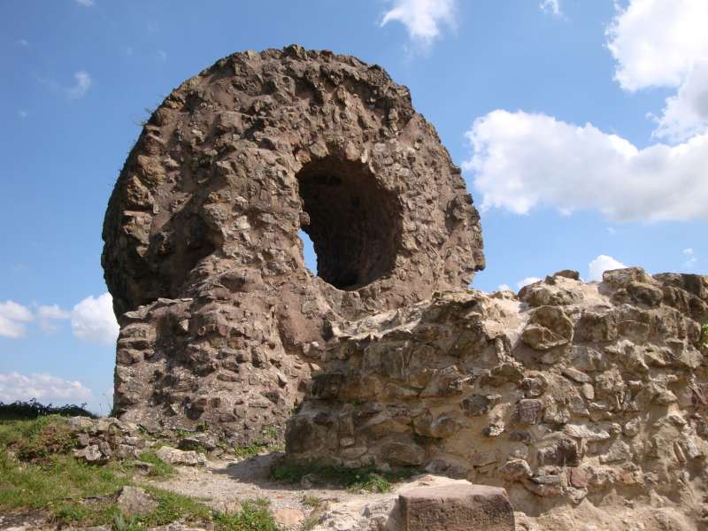 Ruines du chateau de l'Engelbourg à Thann